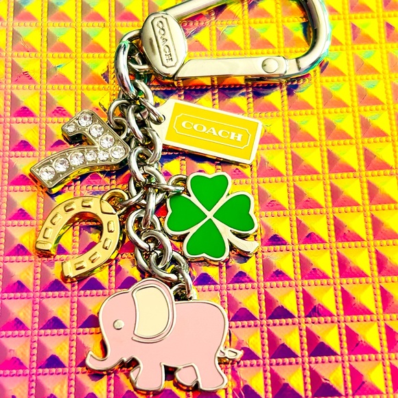 NWOT Coach Charm Keychain/ Bag Charm - Picture 3 of 11